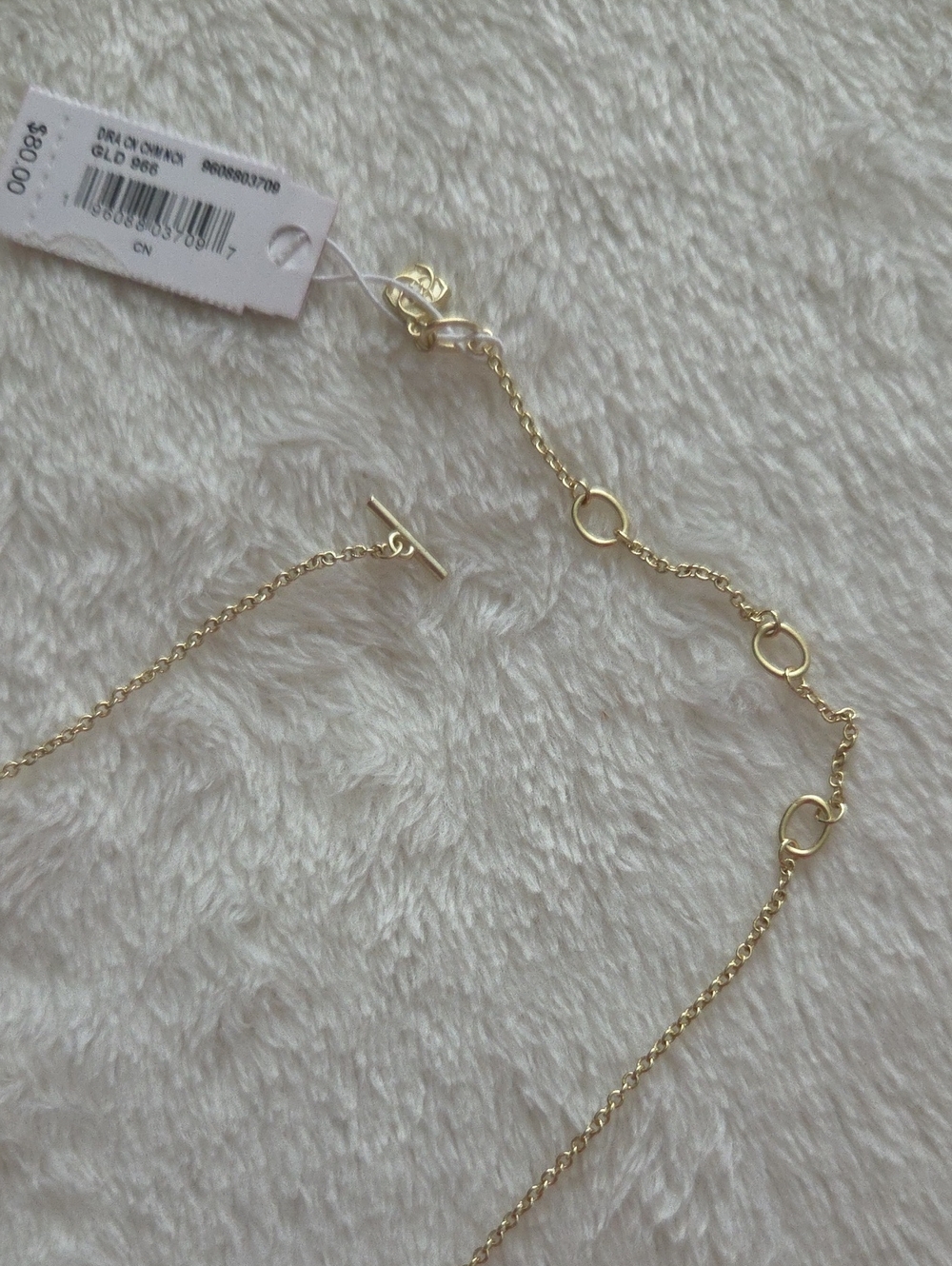 NWT Dira Gold Convertible Coin Charm Necklace in Watercolor Pink Orange - Picture 7 of 12